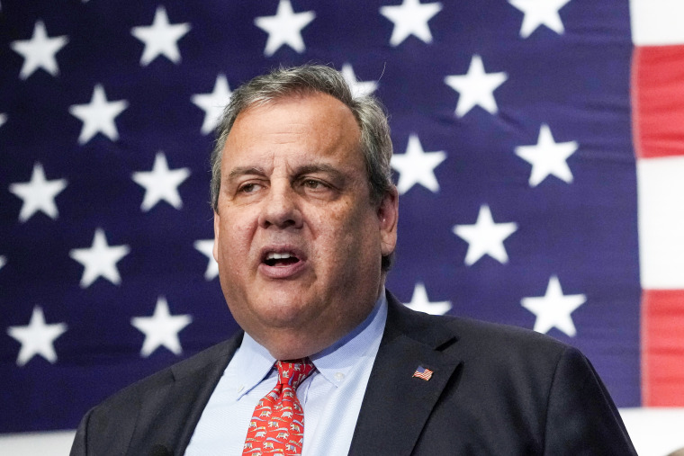 Former New Jersey Gov. Chris Christie.