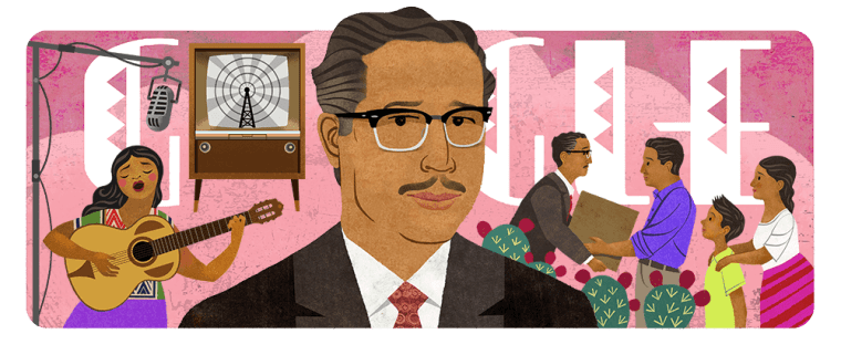 Google Doodle celebrates the birthday of Mexican American media pioneer, broadcaster, and community activist Raoul A. Cortez, a trailblazer for Spanish-language media in the United States.