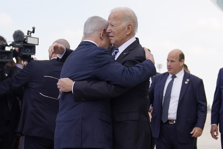 Biden lands in Israel