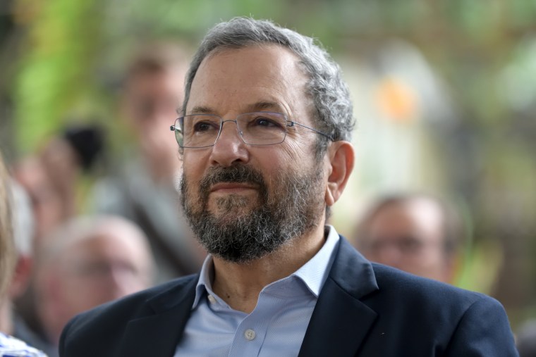 Ehud Barak speaks at Israel Democratic Party's Election event