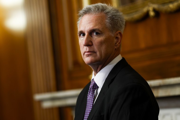 Then-Speaker of the House Kevin McCarthy.