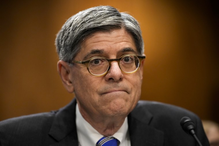 Jack Lew during his Senate confirmation hearing for ambassador to Israel.