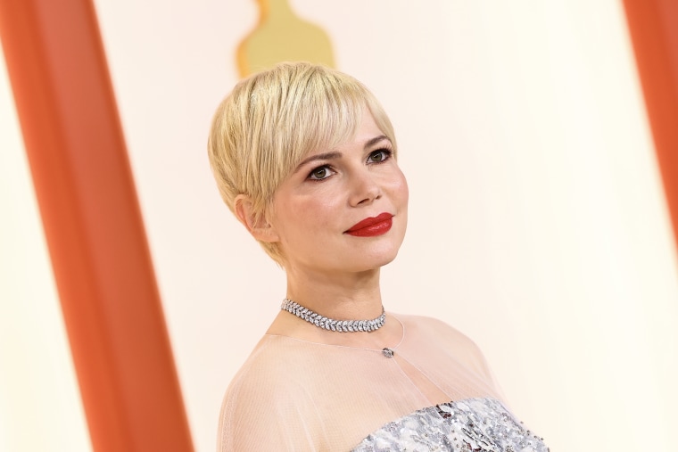 Michelle Williams attends the 95th Annual Academy Awards in Hollywood, Calif. on March 12, 2023. 