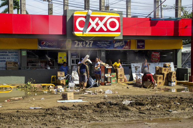 Aftermath of Hurricane Otis In Acapulco