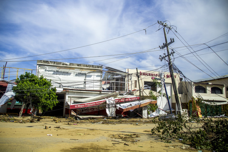 Aftermath of Hurricane Otis In Acapulco
