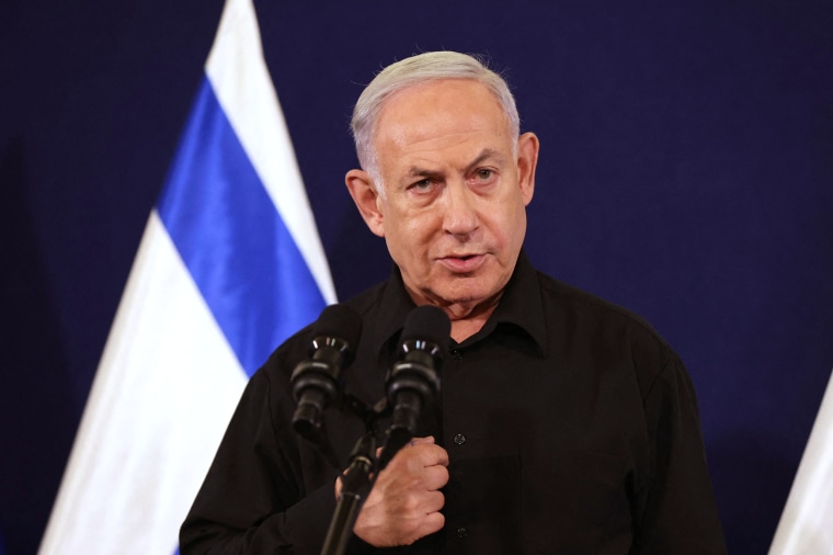 Israeli Prime Minister Benjamin Netanyahu speaks