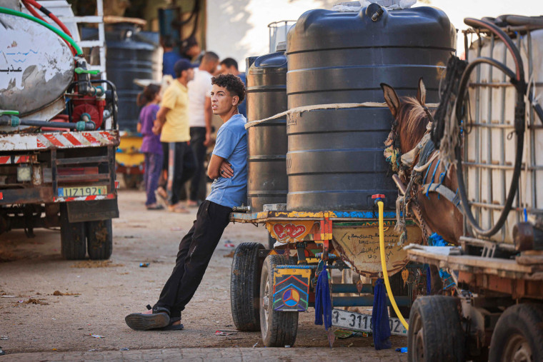 Palestinian Water Fuel Shortage In Gaza