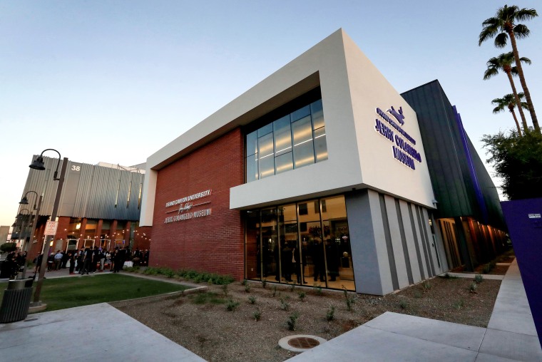 The Jerry Colangelo Museum at Grand Canyon University in Phoenix, on Sept. 20, 2017. Grand Canyon University, the country's largest Christian university, is being fined $37.7 million by the federal government amid accusations that it misled students about the cost of its graduate programs.