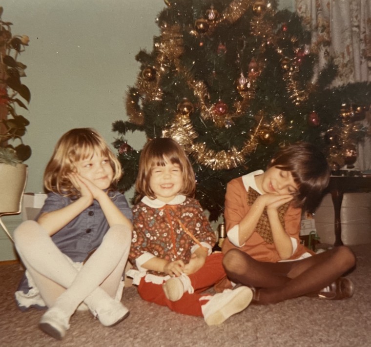 The Horwath children at Christmastime
