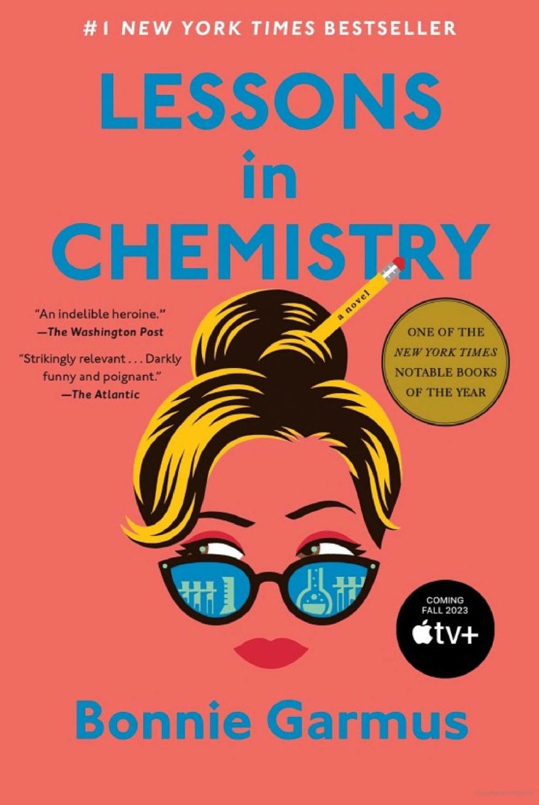 Book cover, Lessons in Chemistry