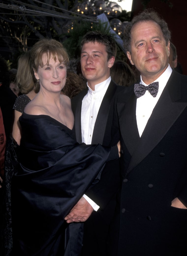 Meryl Streep, Donald Gummer and son Henry Gummer 