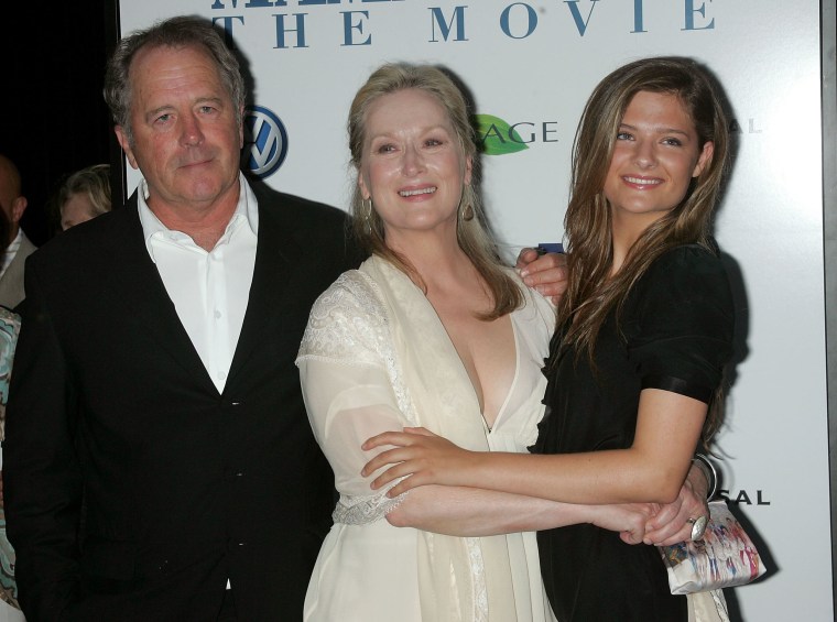 Meryl Streep, Don Gummer and daughter Louisa Gummer.