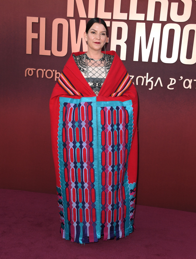 Addie Roanhorse at the "Killers of The Flower Moon" premiere at Dolby Theatre on Oct. 16, 2023 in Los Angeles.