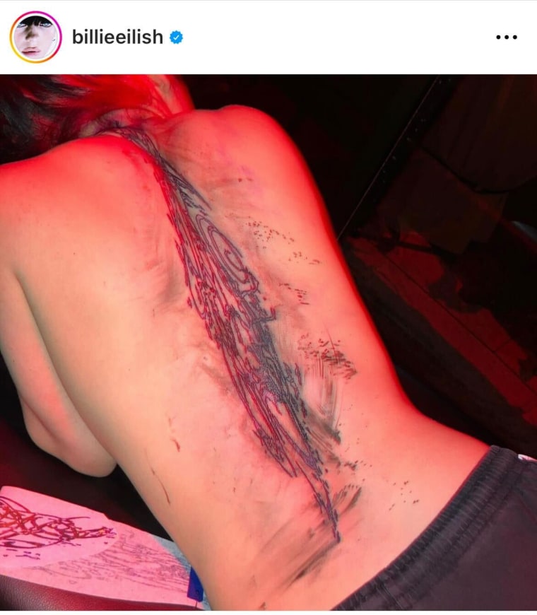 Billie Eilish Back Tattoo: Unveiling the Hidden Masterpiece