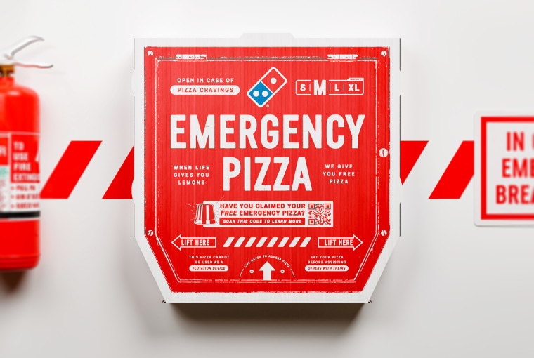 Domino’s just launched its “Emergency Pizza” program.