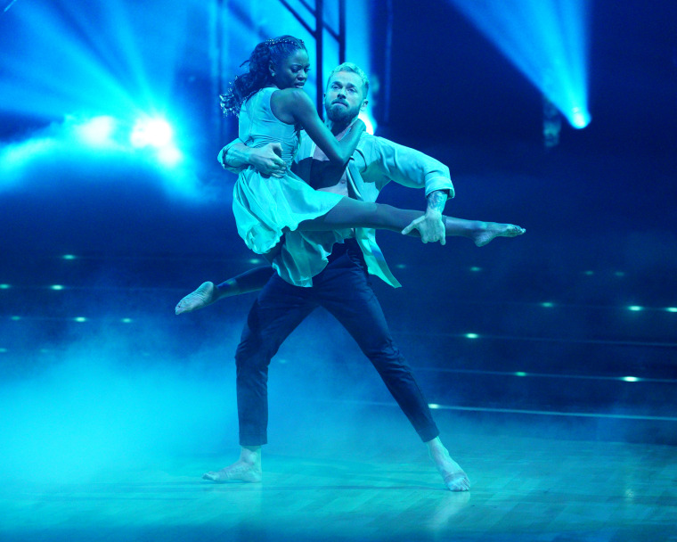 Charity Lawson and Artem Chigvintsev during the Oct. 24 episode.