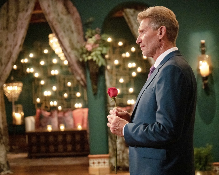 Gerry Turner during the rose ceremony on "The Golden Bachelor"