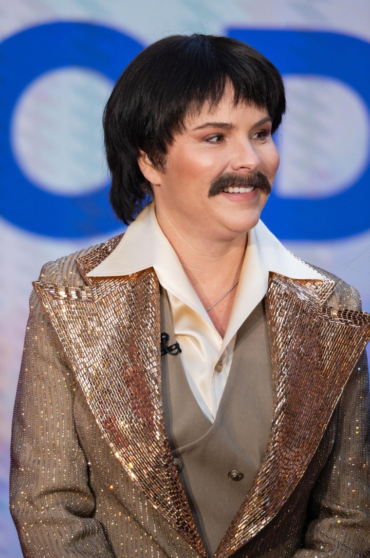 Jenna Bush Hager as Sonny Bono for TODAY's Halloween extravaganza