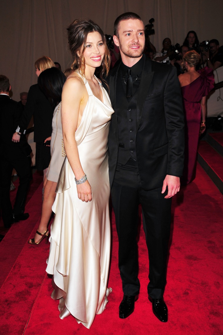 Jessica Biel and Justin Timberlake at 2010 Met Gala