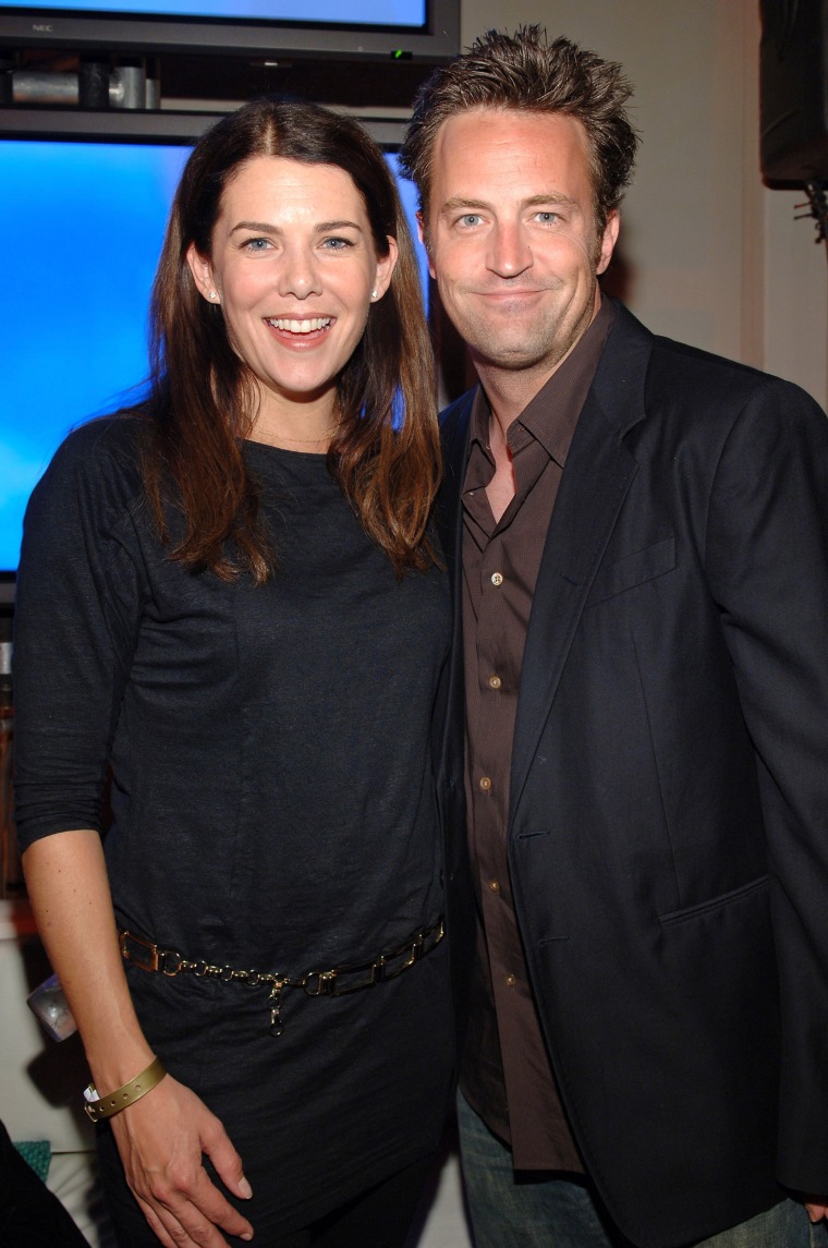 Lauren Graham and Matthew Perry at Entertainment Weekly Magazine 4th Annual Pre-Emmy Party in 2006
