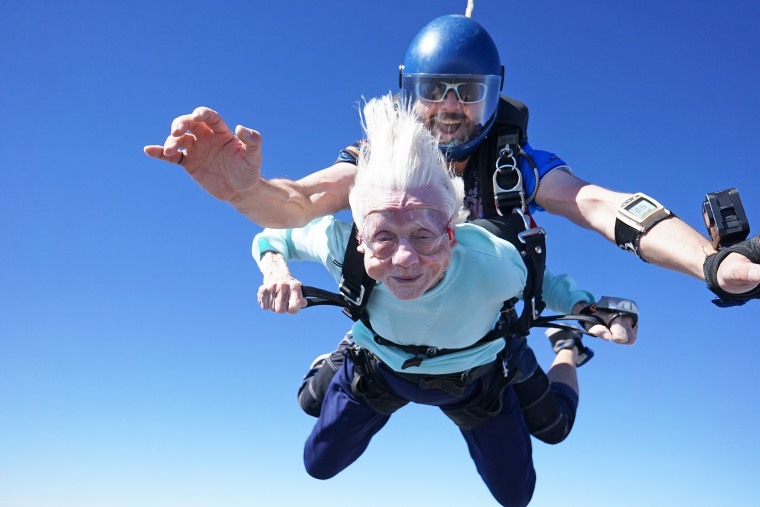 104-Year-Old Skydiver Dies: Her Tips for Long Life