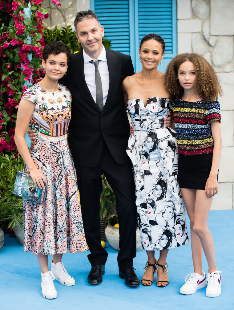 Ripley Parker, Ol Parker, Thandie Newton and Nico Parker