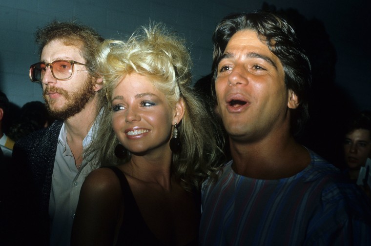 Tony Danza and Teri Copley pose for a portrait in circa 1986 in Los Angeles, California. 