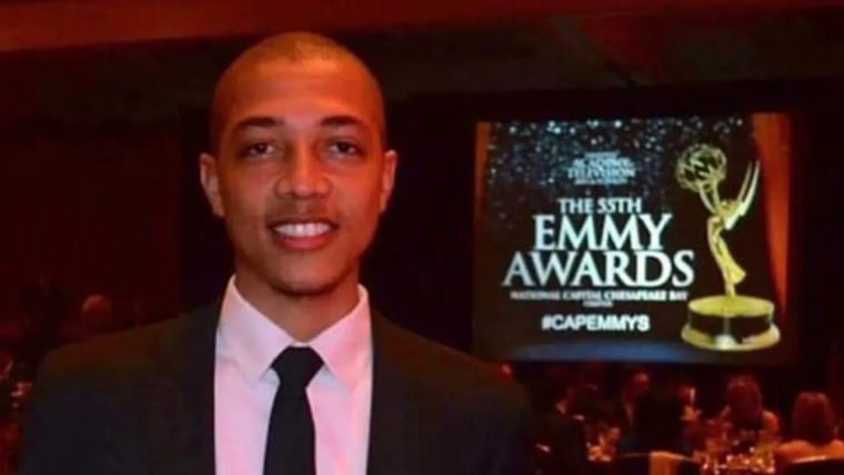 Terrence Woods Jr. at the Emmy's