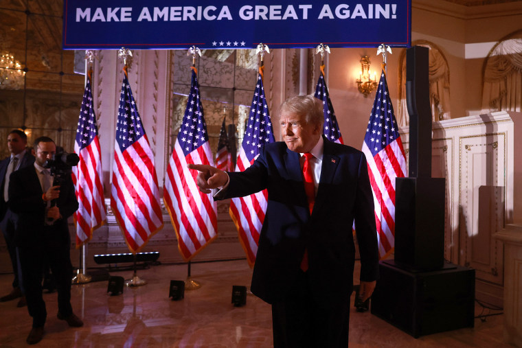 Former President Donald Trump at Mar-a-Lago.