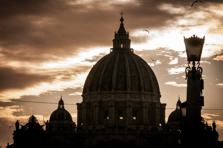 St Peter's Vatican Basilica in Rome on April 1, 2023. 