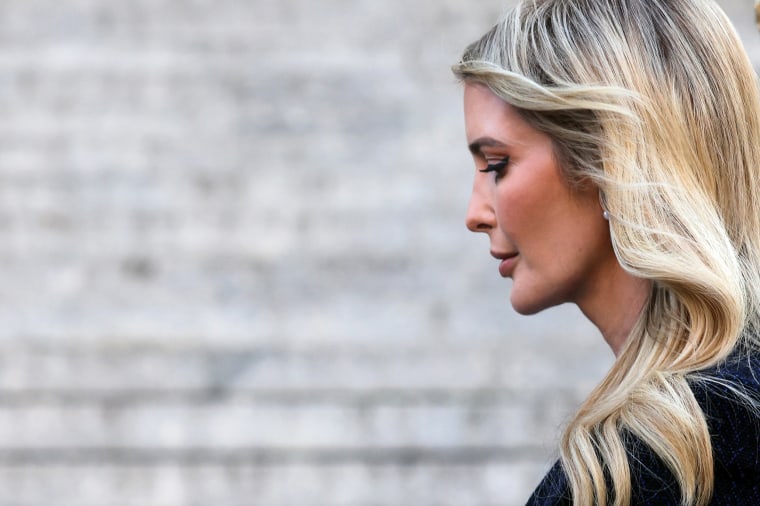 Ivanka Trump enters New York State Supreme Court for her father's civil fraud trial.