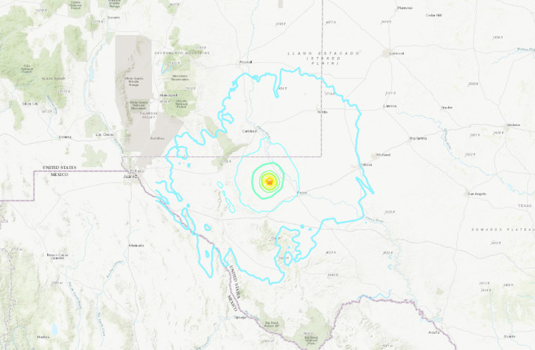 A 5.3-magnitude earthquake hit western Texas on Wednesday morning.