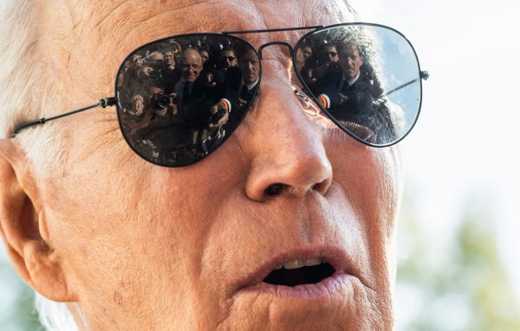 President Joe Biden outside the White House.