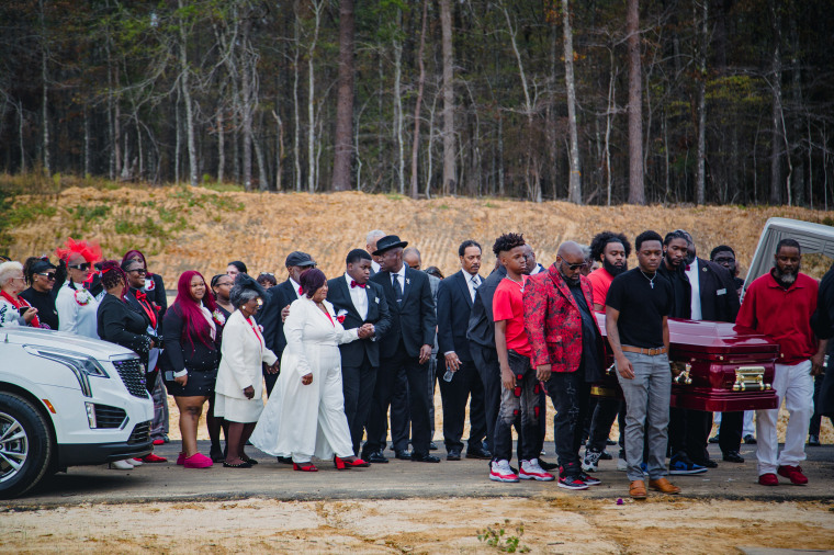 Dexter Wade's funeral with Rev Al Sharpton 