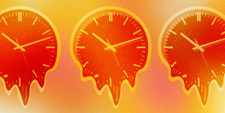 Photo Illustration: Multiple melting clocks