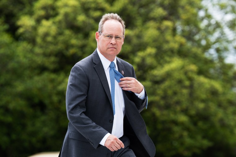 Rep. Greg Murphy, R-N.C., walks up the House steps for a vote in 2022.