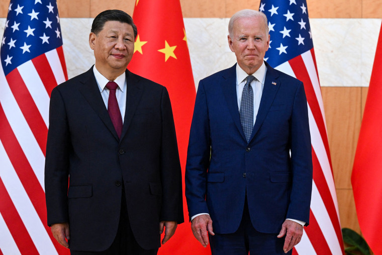 President Joe Biden and Chinese President Xi Jinping at the G20 Summit in Indonesia.