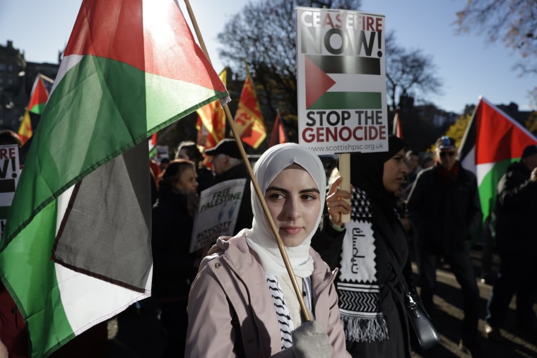Image: *** BESTPIX *** Pro-Palestine March In Edinburgh