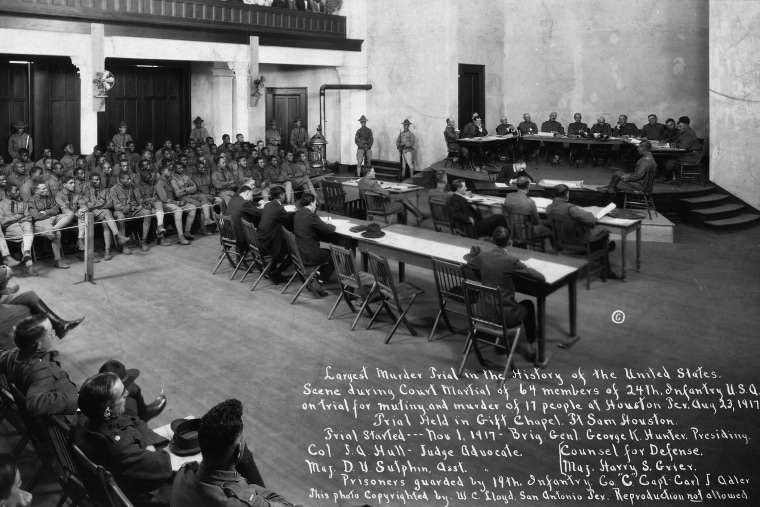 Largest Murder Trial in the History of the United States - Court Martial of 64 African Americans