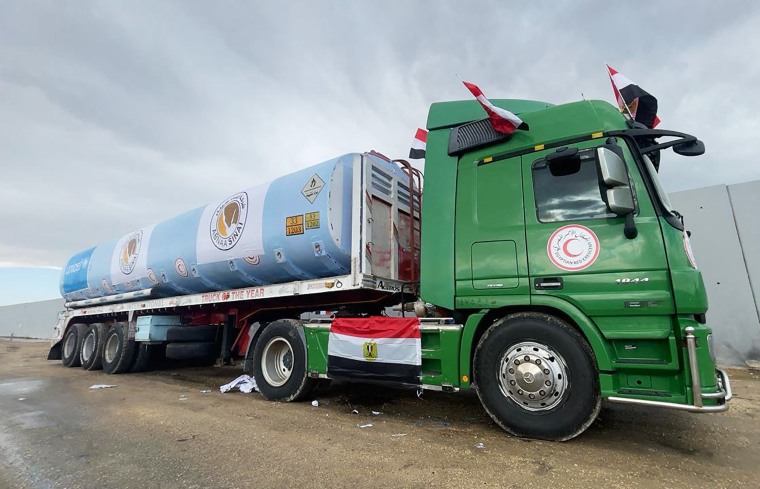 Fuel Truck Rafah Border Crossing