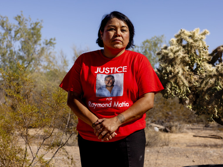 Yvonne Nevarez at her mother Annette Mattia’s house. 