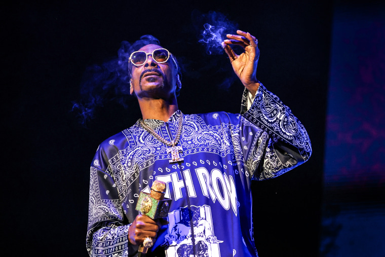 Snoop Dogg performs at The O2 Arena on March 21, 2023 in London.