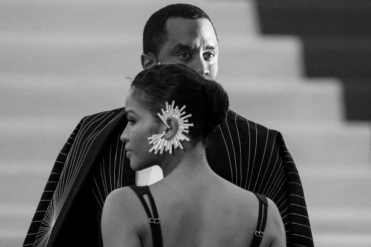 Cassie and Sean Combs at the Met Gala in New York.