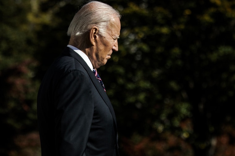 President Joe Biden outside the White House.