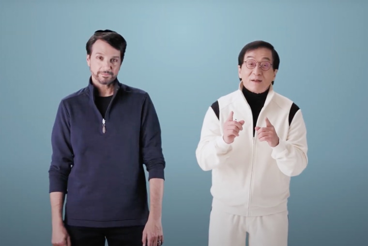 Ralph Macchio and Jackie Chan.