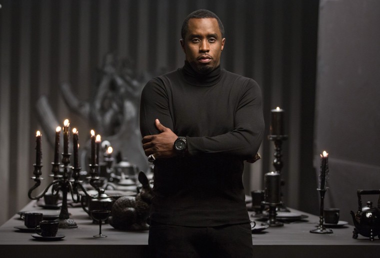 Sean "Diddy" Combs during a photoshoot to promote a Sean John fragrance in 2016.