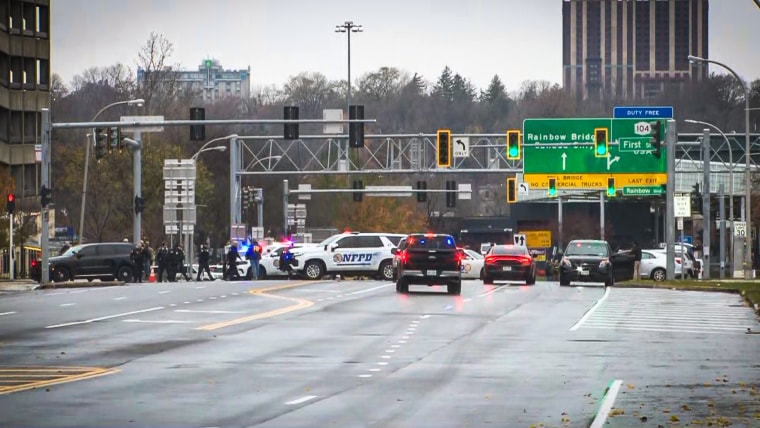 The FBI is investigating a vehicle explosion Wednesday at the border crossing between Canada and the United States on the Rainbow Bridge in Niagara Falls, New York.