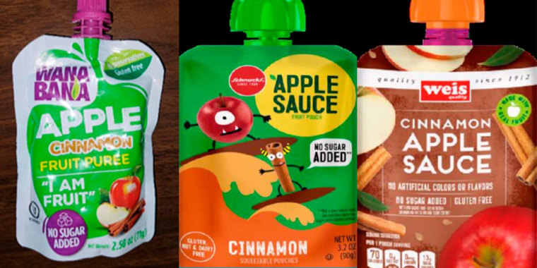 lead apple sauce products