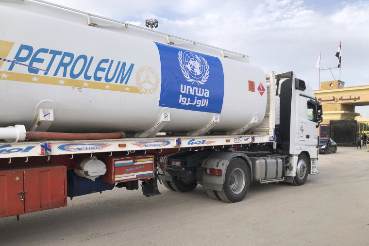 Fuel Delivered to Gaza