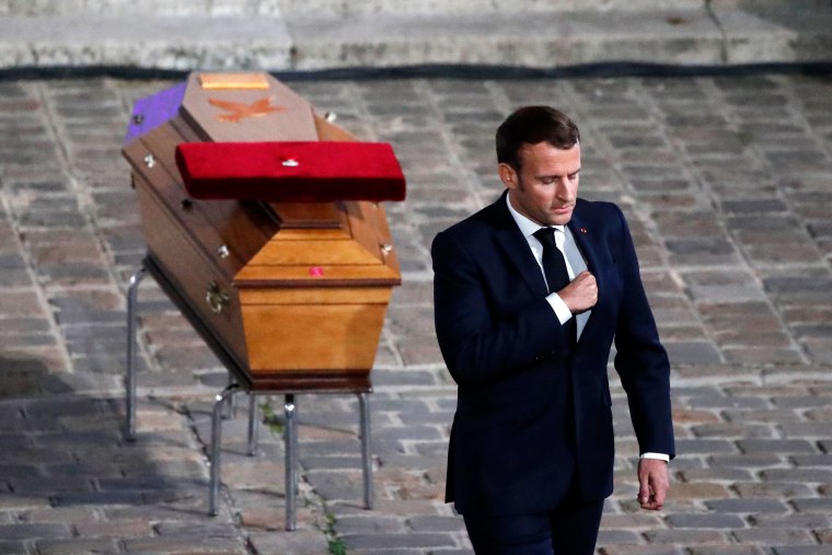 funeral french teacher beheading beheaded